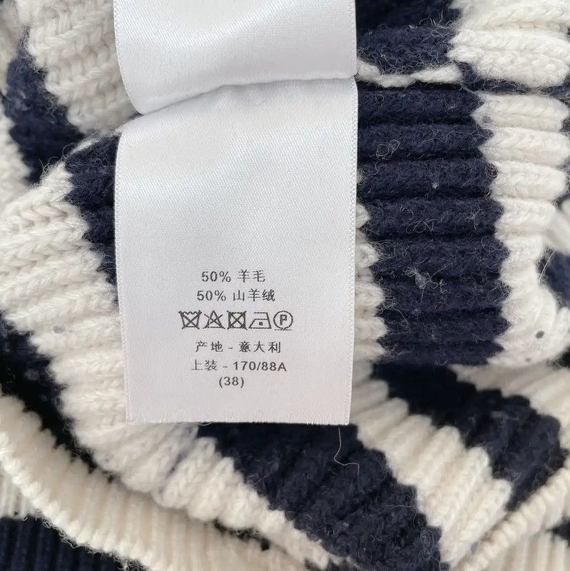 Dior Dior Striped Wool Sweater for Women 0089 Size M / US 6-8 / IT 42-44 - 7 Thumbnail