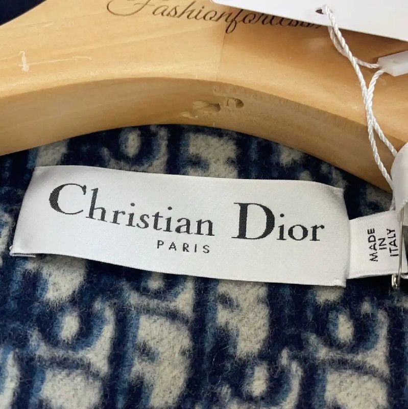 Dior Dior Women's Navy Wool Jacket 0089 Size S / US 4 / IT 40 - 3 Thumbnail