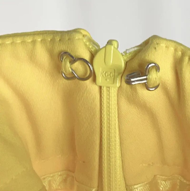 Max Mara MaxMara Yellow Cotton Casual Pants 0089 Size 23" - 3 Thumbnail