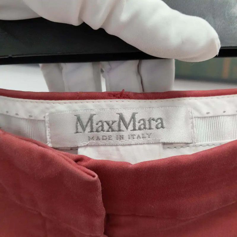 Max Mara MaxMara Spring Autumn Red Cotton Casual Pants 0089 Size 23" - 3 Thumbnail
