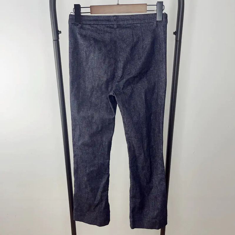 Max Mara MaxMara Dark Blue Denim Casual Trousers 0089 Size 24" / US 00 / IT 34 - 2 Thumbnail