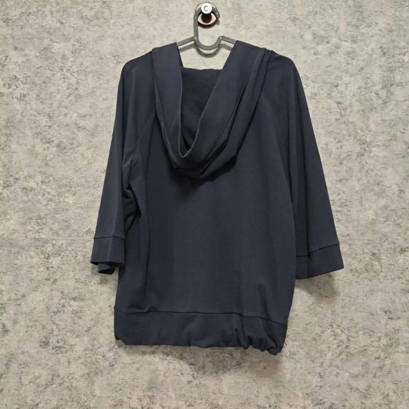 Max Mara MaxMara Elegant Black Cotton Cardigan for Women 0089 Size XL / US 12-14 / IT 48-50 - 2 Thumbnail