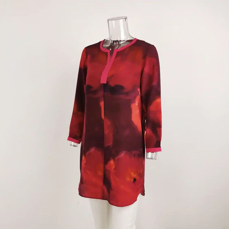 Max Mara MaxMara Pink Silk Print Summer Shirt 0089 Size S / US 4 / IT 40 - 2 Thumbnail