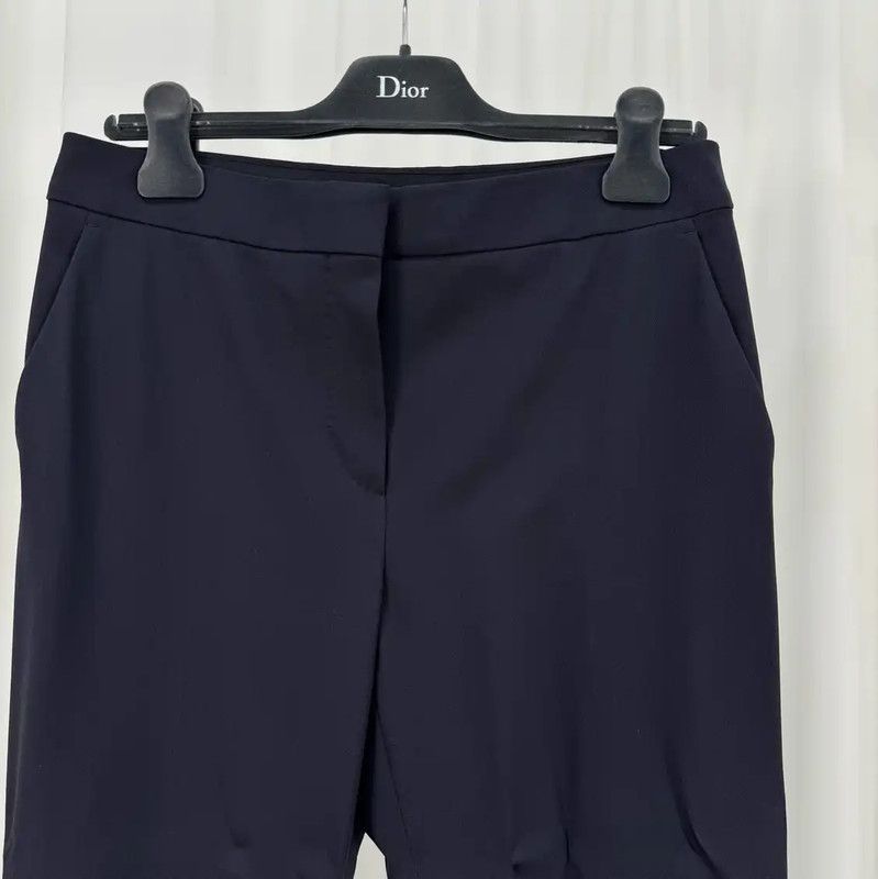 Max Mara MaxMara Spring Autumn Casual Pants in Navy Blue 0089 Size 40" / US 18 - 3 Thumbnail