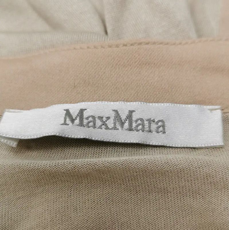 Max Mara MaxMara Silk Blouse in Light Beige Color 0089 Size M / US 6-8 / IT 42-44 - 3 Thumbnail
