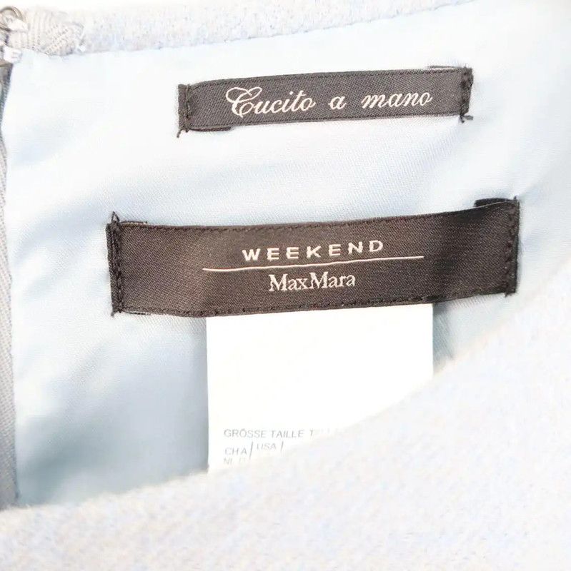 Max Mara MaxMara Summer Blue Women's Dress Size S 0089 Size S / US 4 / IT 40 - 6 Thumbnail