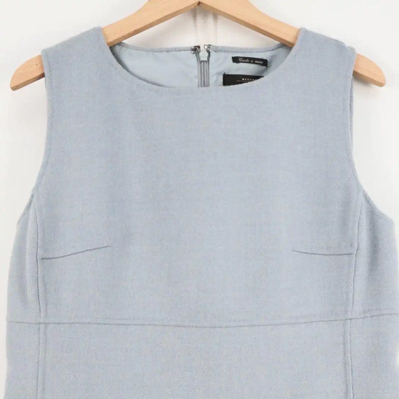 Max Mara MaxMara Summer Blue Women's Dress Size S 0089 Size S / US 4 / IT 40 - 3 Thumbnail