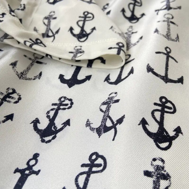 Max Mara MaxMara White Silk Printed Blouse 0089 Size XS / US 0-2 / IT 36-38 - 9 Thumbnail
