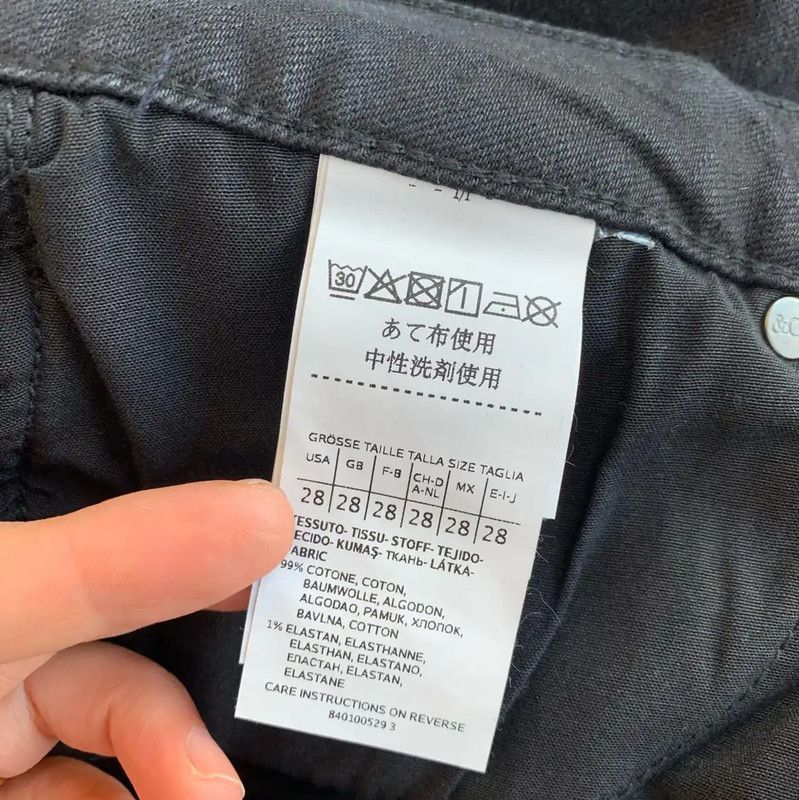 Max Mara MaxMara Black Denim Pants with Studded Detailing 0089 Size 27" / US 4 / IT 40 - 8 Thumbnail