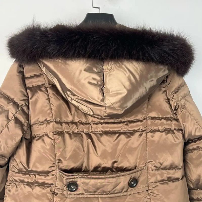 Max Mara MaxMara Brown Winter Down Coat for Women 0089 Size M / US 6-8 / IT 42-44 - 3 Thumbnail