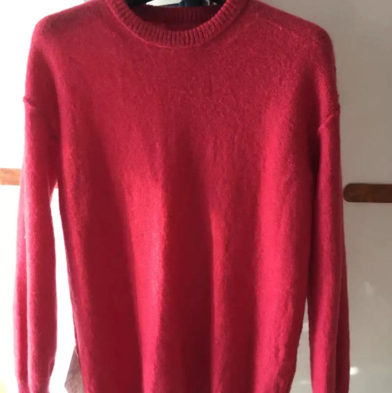 Max Mara MaxMara Red Mohair Women’s Pullover Sweater 0089 Size S / US 4 / IT 40 - 5 Thumbnail