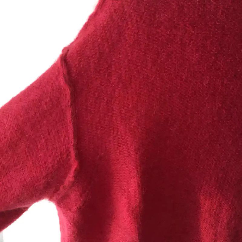 Max Mara MaxMara Red Mohair Women’s Pullover Sweater 0089 Size S / US 4 / IT 40 - 7 Thumbnail