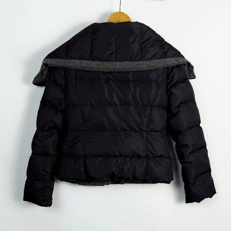 Max Mara MaxMara Black Cotton Women's Down Jacket 0089 Size ONE SIZE - 2 Thumbnail