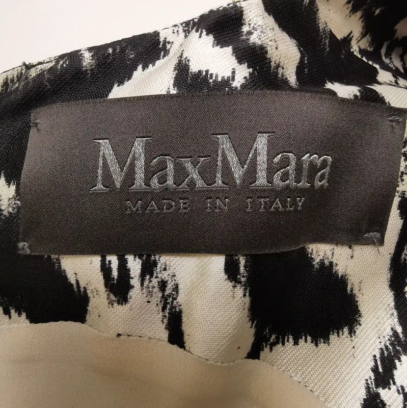 Max Mara MaxMara Summer Black Silk Floral Casual Pants 0089 Size 24" / US 00 / IT 34 - 5 Thumbnail