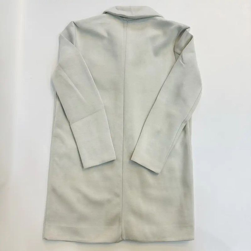 Max Mara MaxMara Elegant Long Coat in Light Grey 0089 Size M / US 6-8 / IT 42-44 - 2 Thumbnail