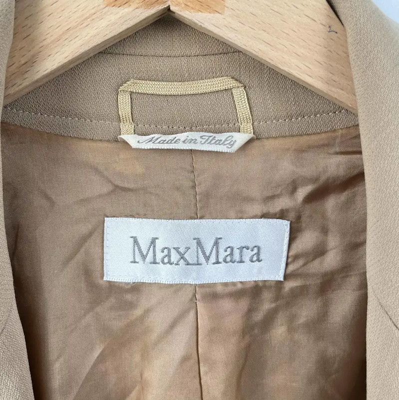 Max Mara MaxMara Spring Autumn Khaki Women's Jacket 0089 Size M / US 6-8 / IT 42-44 - 6 Thumbnail