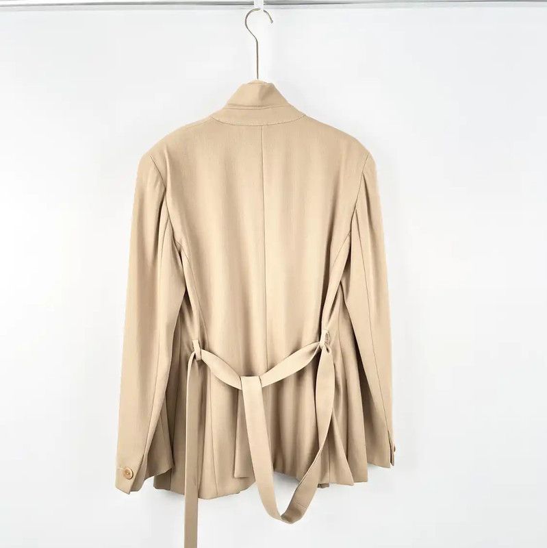 Max Mara MaxMara Casual Beige Women's Jacket for Spring 0089 Size M / US 6-8 / IT 42-44 - 2 Thumbnail