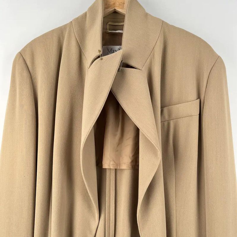 Max Mara MaxMara Casual Beige Women's Jacket for Spring 0089 Size M / US 6-8 / IT 42-44 - 3 Thumbnail