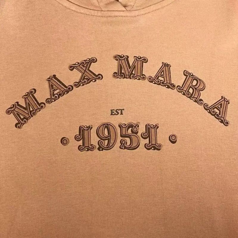 MaxMara Casual Khaki Cotton-Blend Sweatshirt 0089