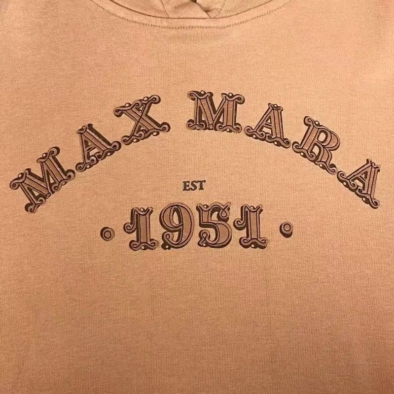 MaxMara Casual Khaki Cotton-Blend Sweatshirt 0089