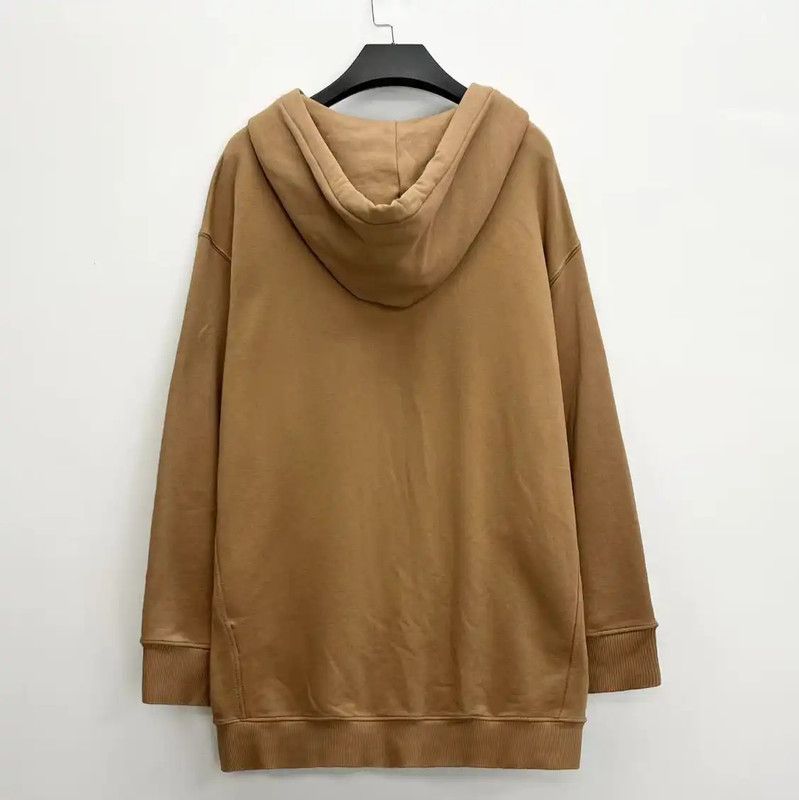 MaxMara Casual Khaki Cotton-Blend Sweatshirt 0089