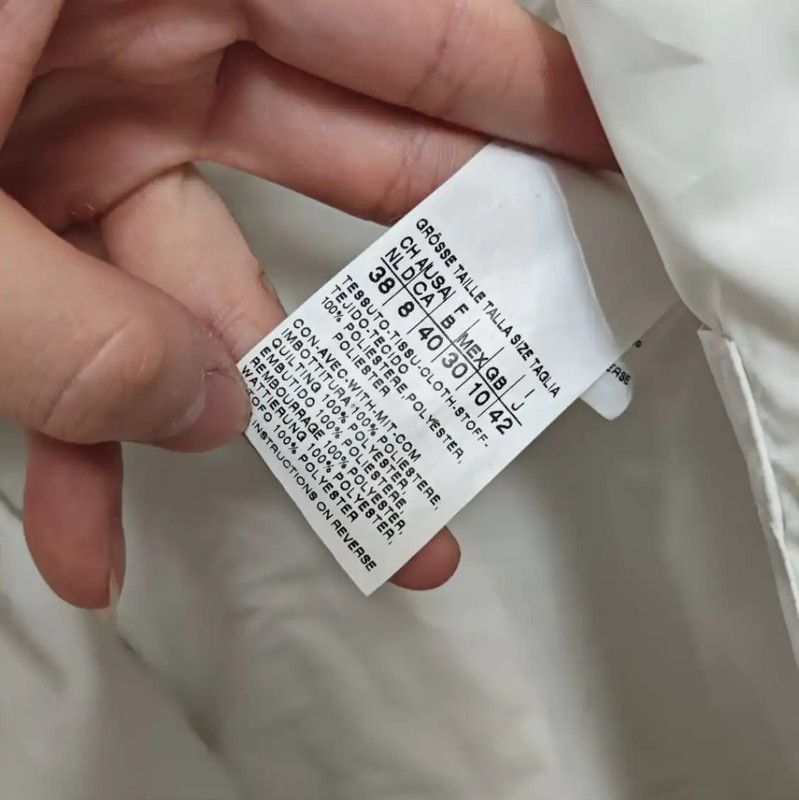 Max Mara MaxMara Women's White Cotton Jacket 0089 Size L / US 10 / IT 46 - 5 Thumbnail
