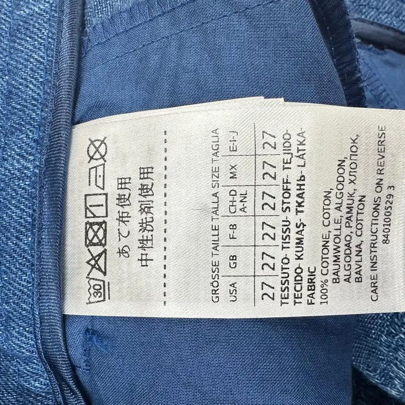 Max Mara MaxMara Blue Floral Denim Pants for Women 0089 Size 28" / US 6 / IT 42 - 5 Thumbnail