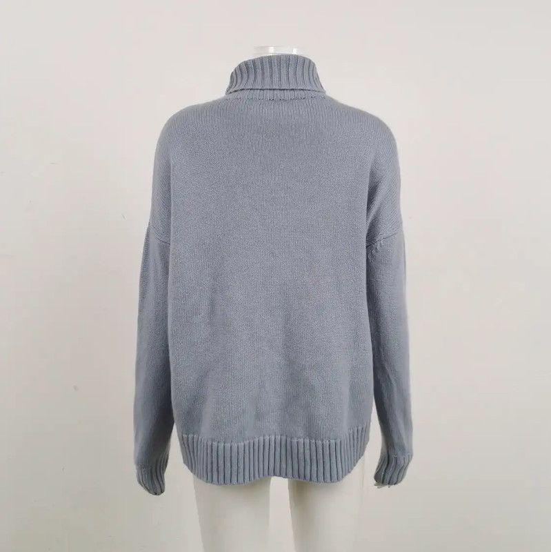 Max Mara MaxMara Blue Wool Blend Pullover Sweater 0089 Size S / US 4 / IT 40 - 2 Thumbnail