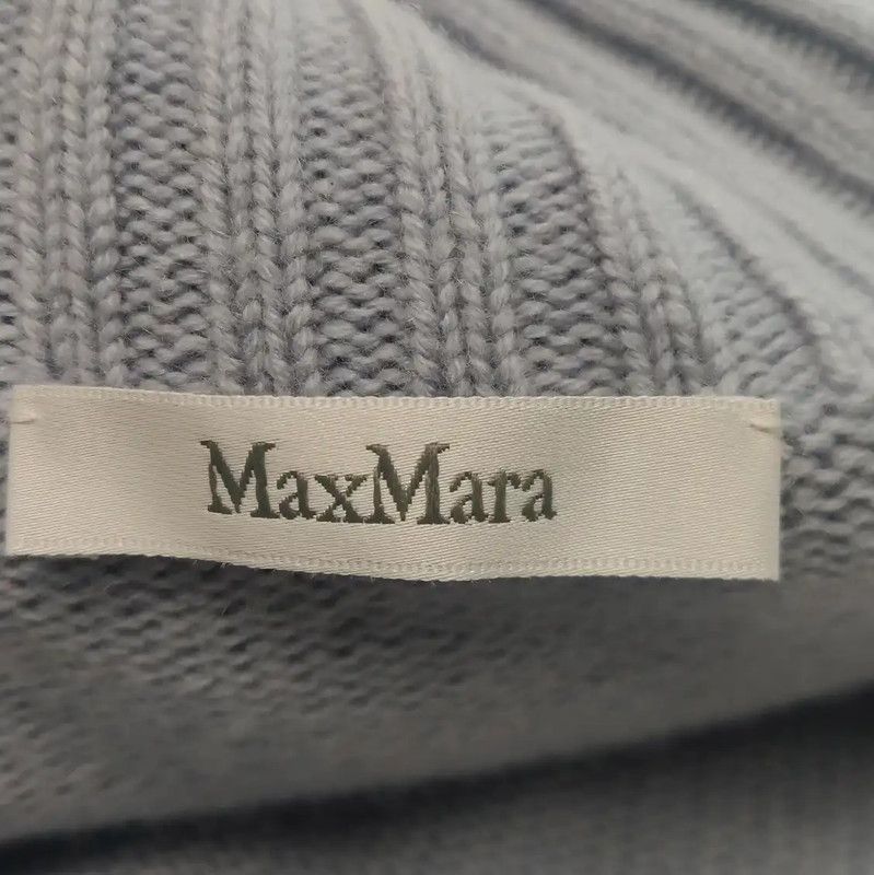 Max Mara MaxMara Blue Wool Blend Pullover Sweater 0089 Size S / US 4 / IT 40 - 3 Thumbnail