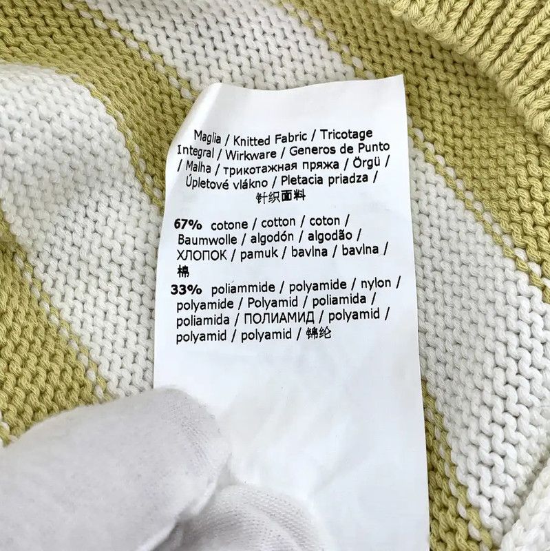 Max Mara MaxMara Striped Cotton Pullover Sweater 0089 Size L / US 10 / IT 46 - 8 Thumbnail