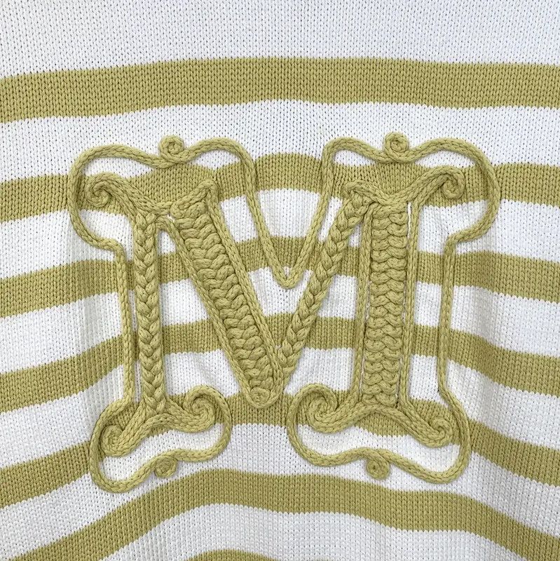Max Mara MaxMara Striped Cotton Pullover Sweater 0089 Size L / US 10 / IT 46 - 4 Thumbnail