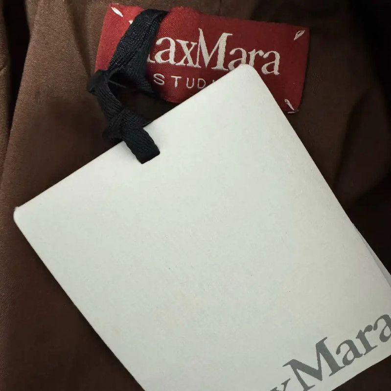 Max Mara MaxMara Brown Polyester Women's Jacket 0089 Size M / US 6-8 / IT 42-44 - 3 Thumbnail