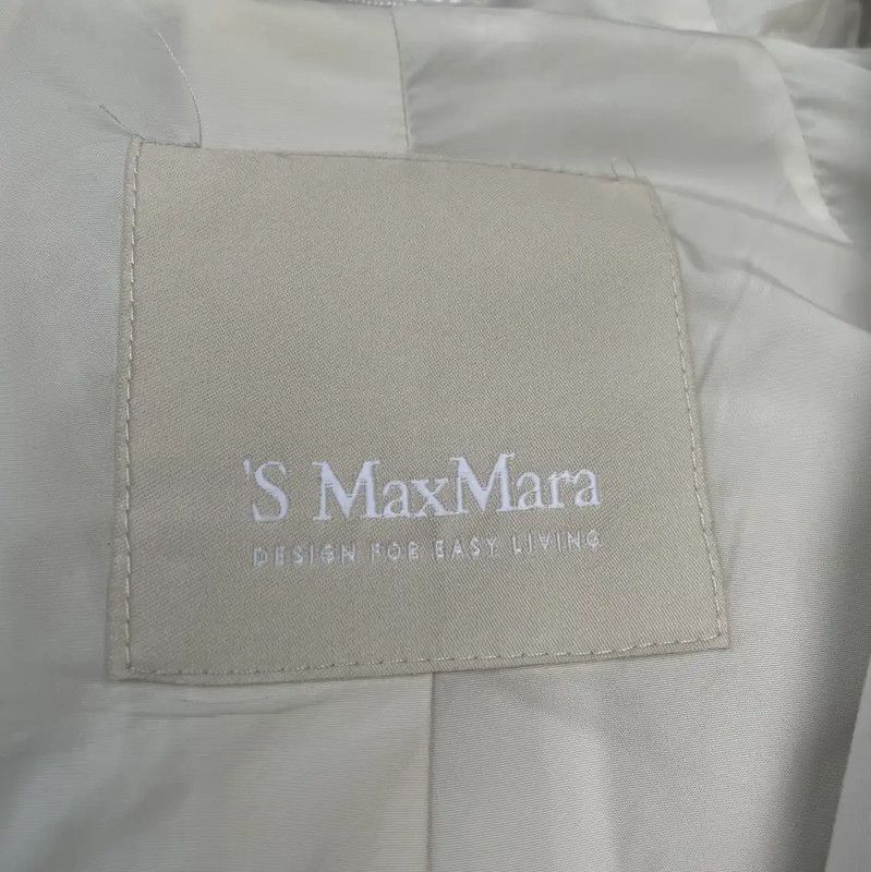 Max Mara MaxMara Cream Women's Trench Coat 0089 Size S / US 4 / IT 40 - 4 Thumbnail