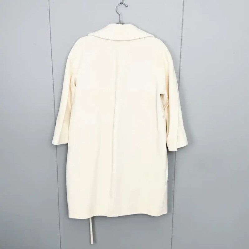 Max Mara MaxMara Light Beige Wool Women's Coat 0089 Size S / US 4 / IT 40 - 2 Thumbnail