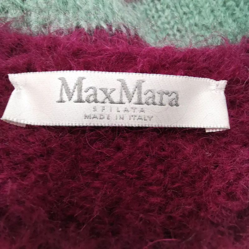 Max Mara MaxMara Striped Mohair Blend Pullover Sweater 0089 Size L / US 10 / IT 46 - 3 Thumbnail