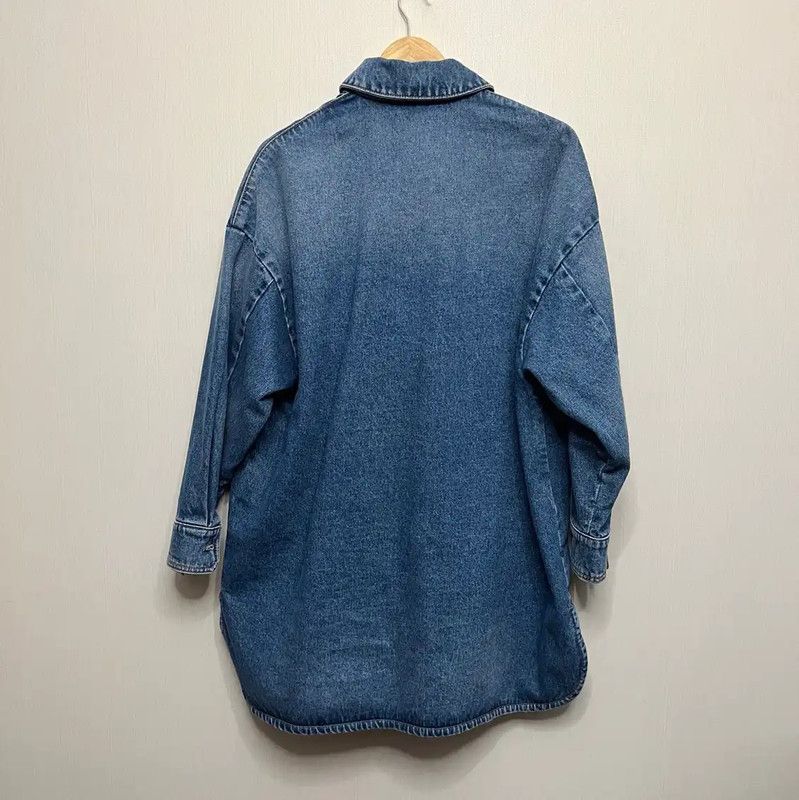 Max Mara MaxMara Blue Cotton Jacket for Women 0089 Size L / US 10 / IT 46 - 2 Thumbnail