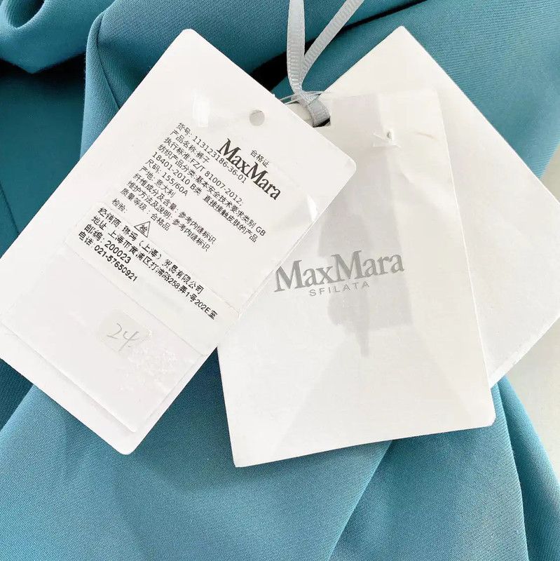 Max Mara MaxMara Women's Casual Pants in Blue 0089 Size 22" - 10 Thumbnail