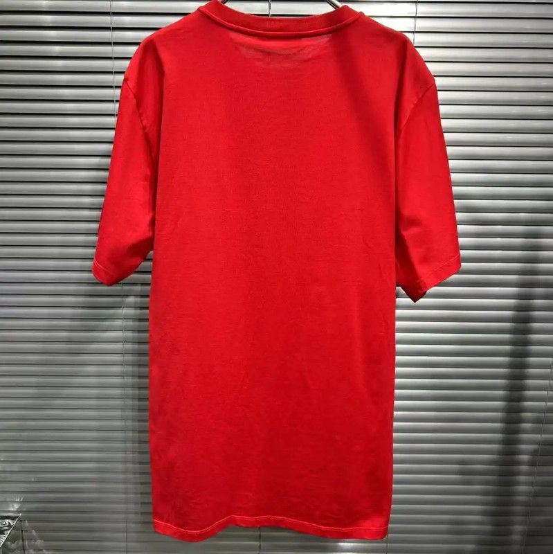 Max Mara MaxMara Circus Summer Red Cotton T-Shirt 0089 Size S / US 4 / IT 40 - 2 Thumbnail