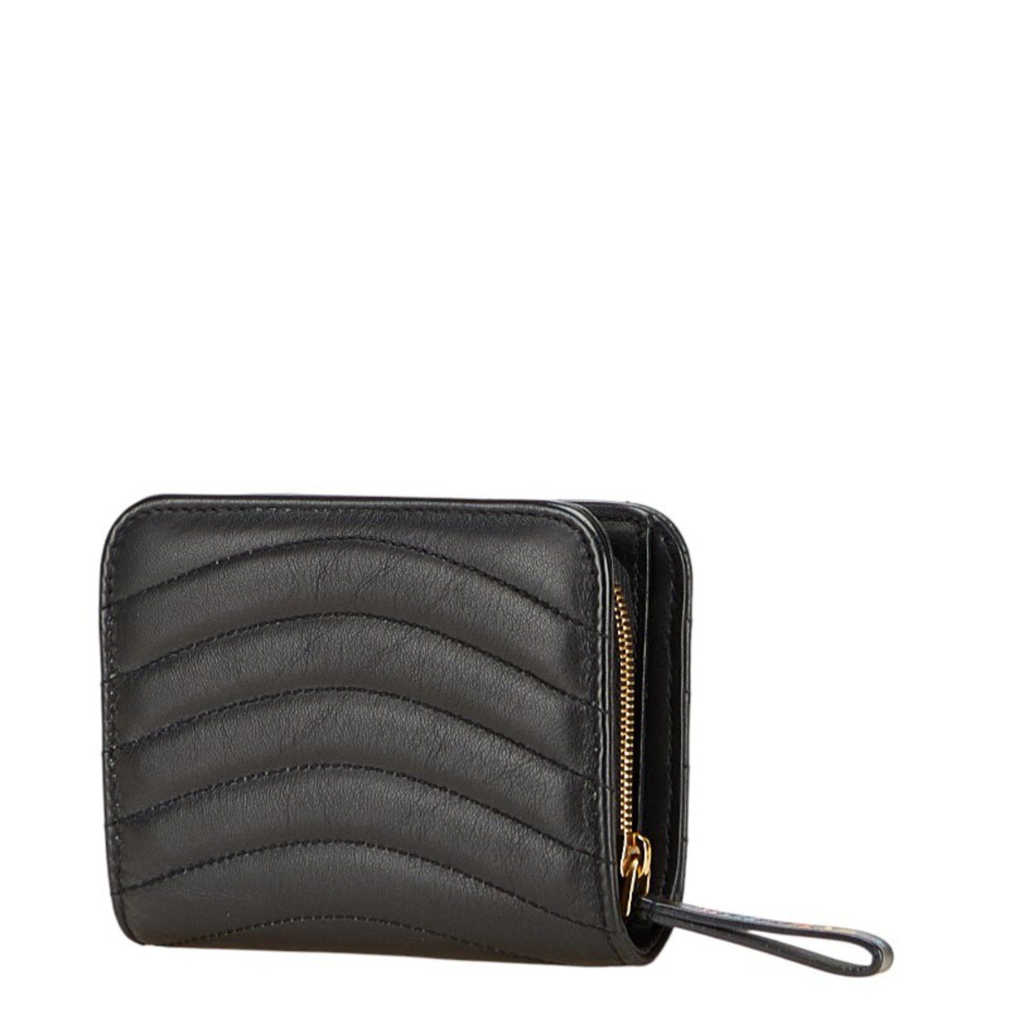 Louis Vuitton Louis Vuitton New Wave Gypt Compact Wallet Bifold M63789 Black Leather Women's LOUIS VUITTON Size ONE SIZE - 2 Thumbnail