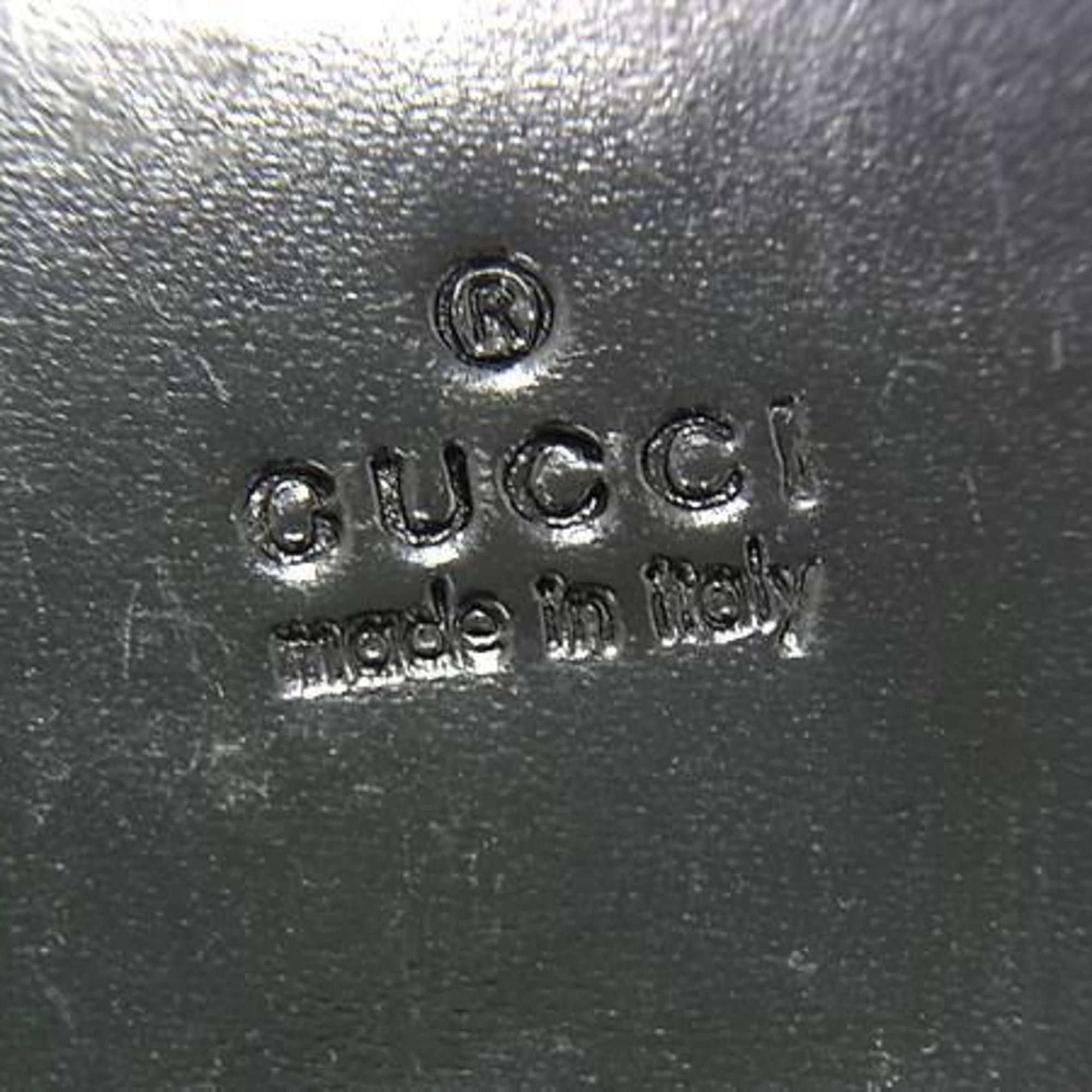Gucci GUCCI GG Imprime Cigarette Case 181716 Black Leather for Men and Women Size ONE SIZE - 5 Thumbnail