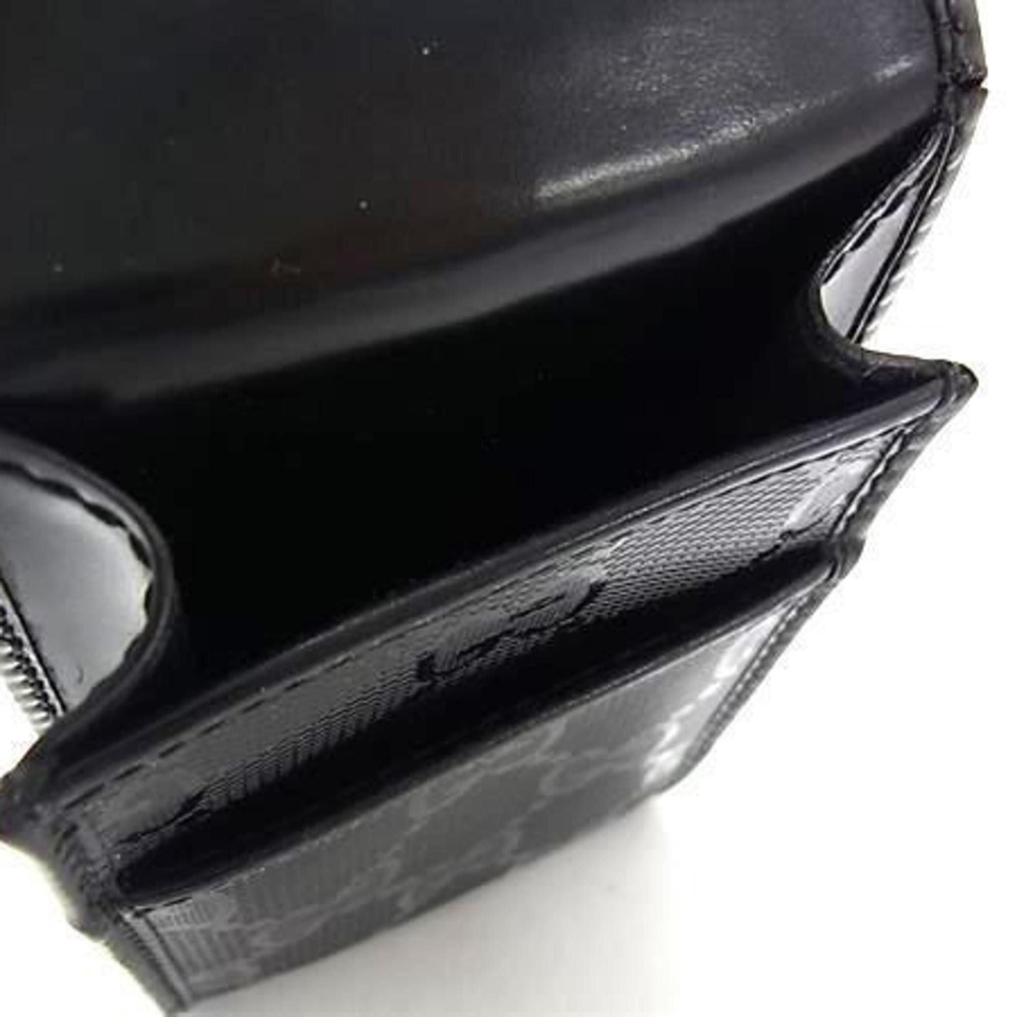 Gucci GUCCI GG Imprime Cigarette Case 181716 Black Leather for Men and Women Size ONE SIZE - 4 Thumbnail