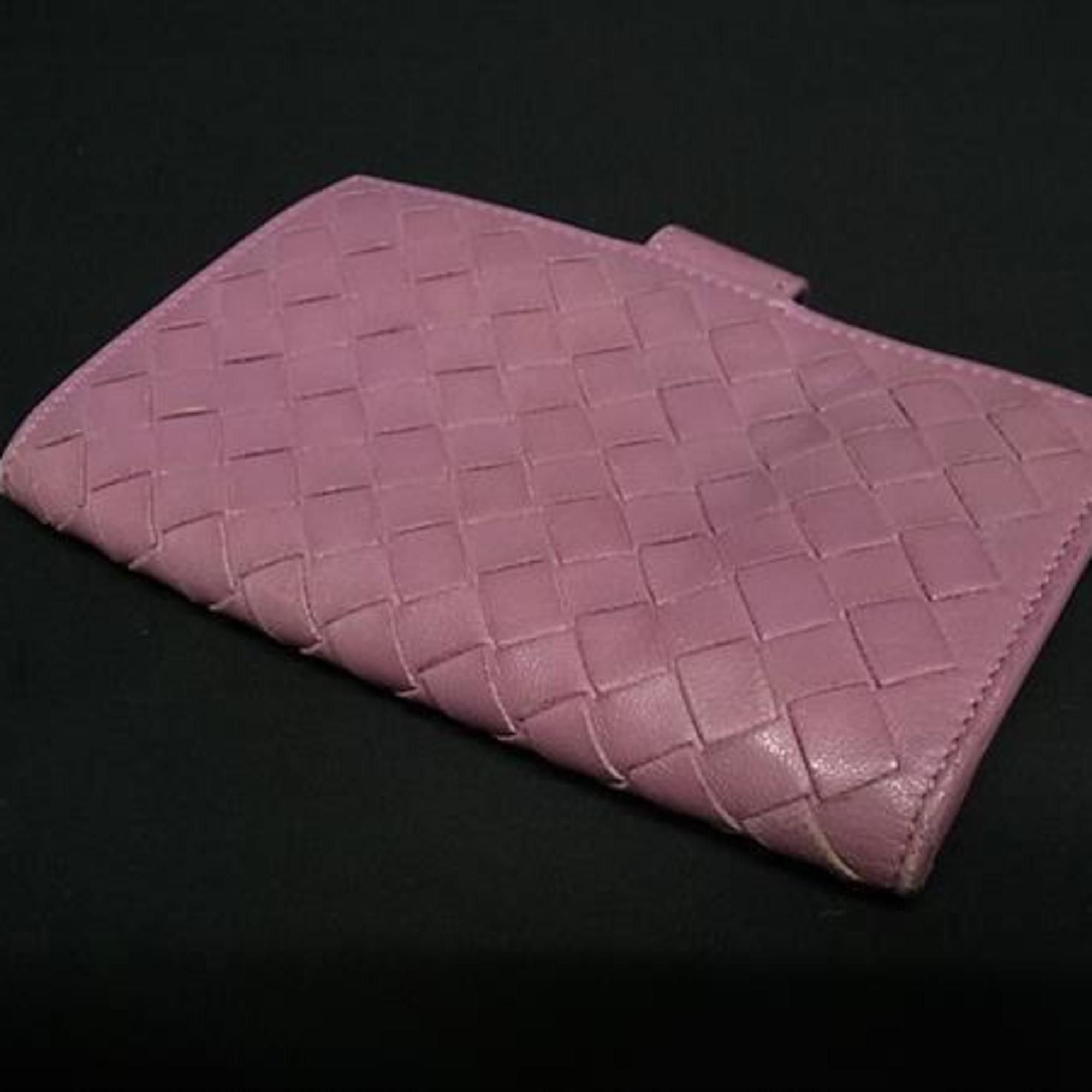 Bottega Veneta BOTTEGA VENETA 6-ring key case in pink-purple leather with intrecciato detailing. Size ONE SIZE - 3 Thumbnail