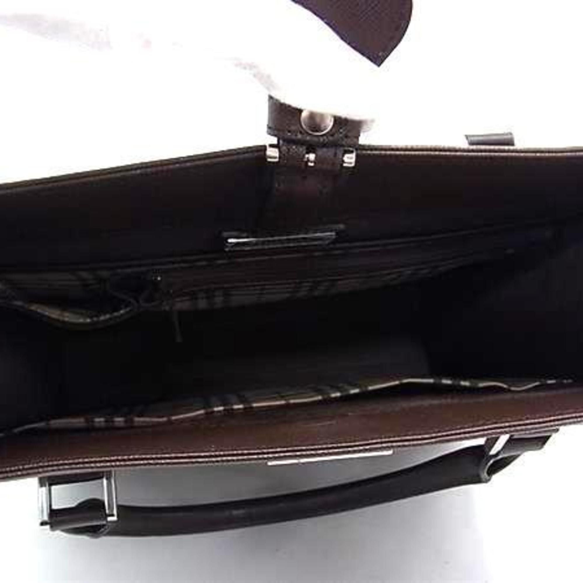 Burberry BURBERRY handbag tote bag brown leather women's Size ONE SIZE - 6 Thumbnail