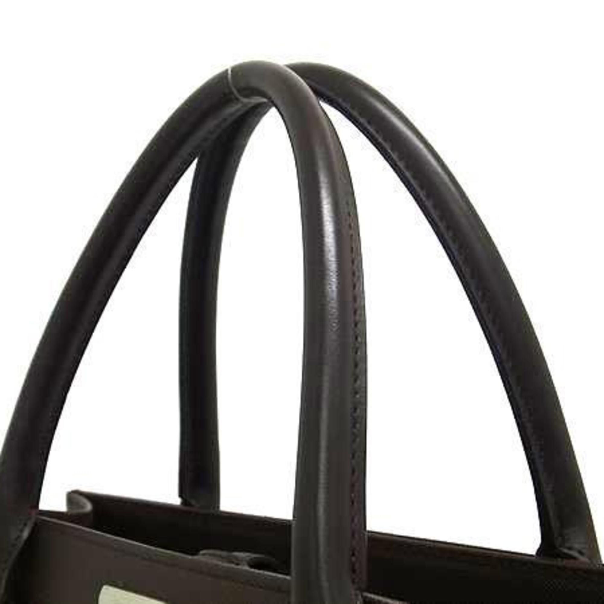 Burberry BURBERRY handbag tote bag brown leather women's Size ONE SIZE - 3 Thumbnail