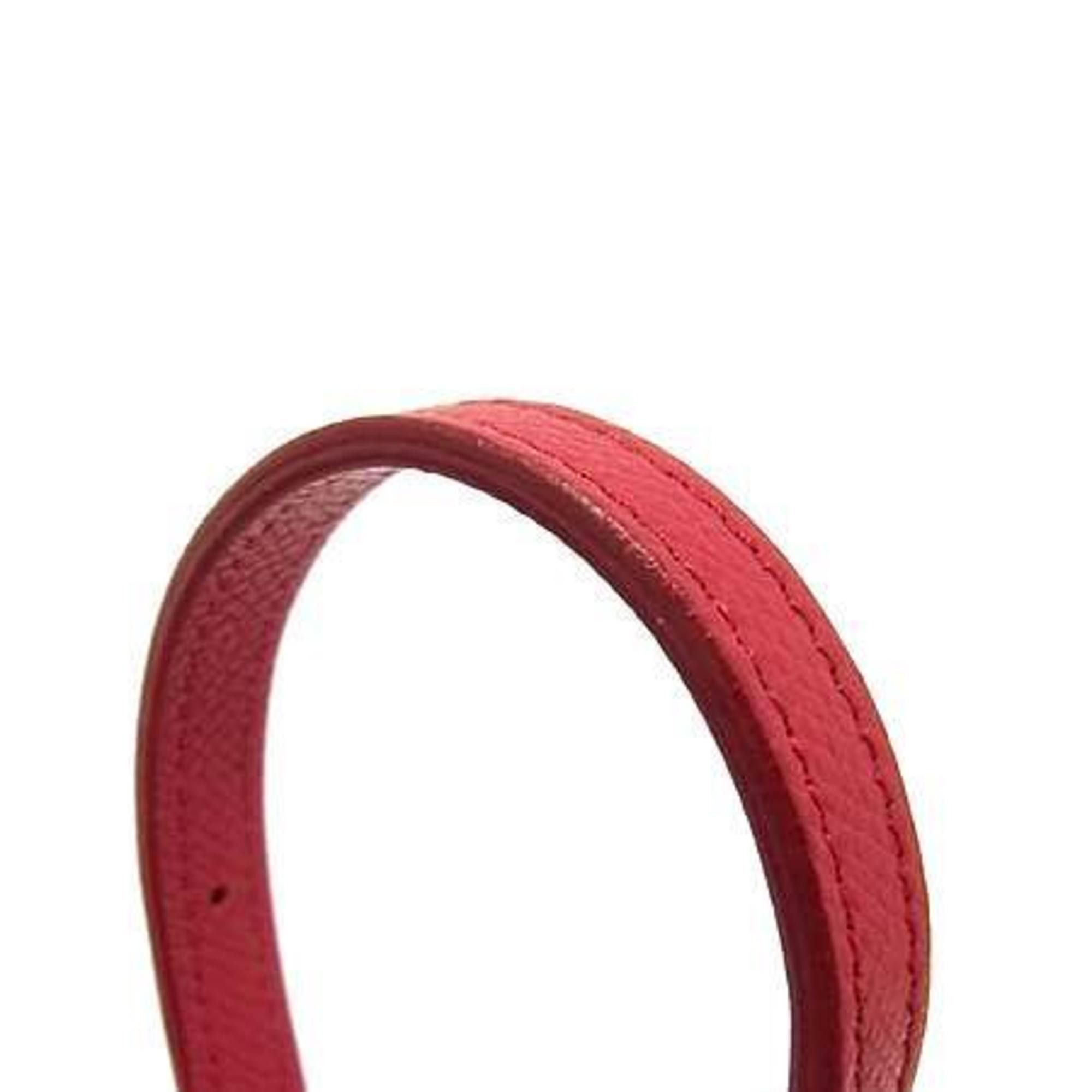Celine CELINE Trotter Small Shoulder Bag in Pink Red Leather and Fuchsia Size ONE SIZE - 3 Thumbnail