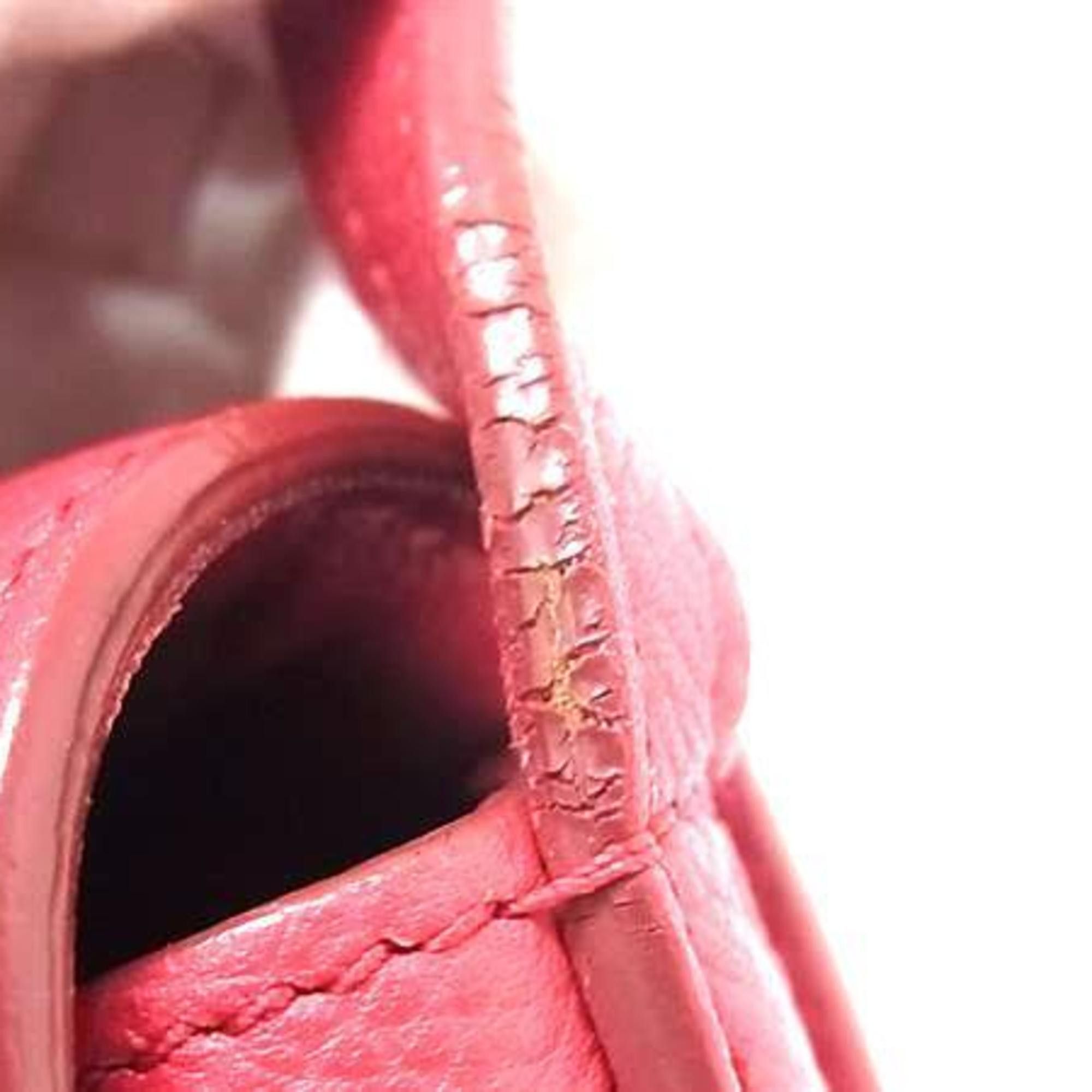 Celine CELINE Trotter Small Shoulder Bag in Pink Red Leather and Fuchsia Size ONE SIZE - 2 Thumbnail