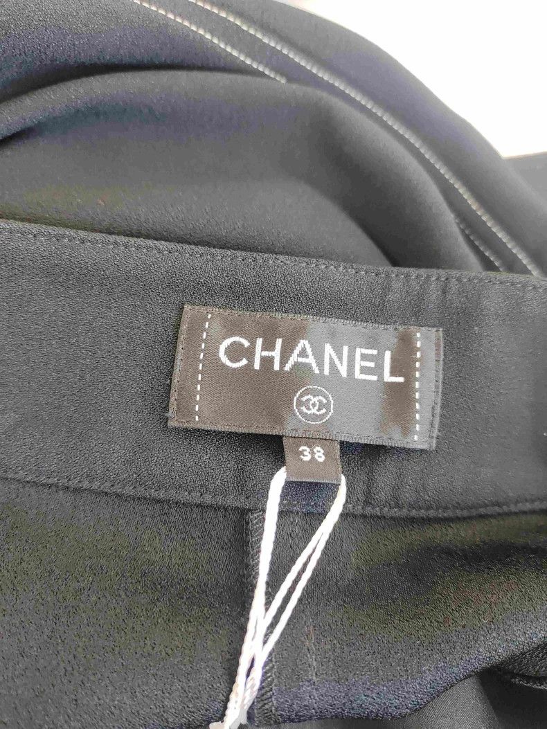 Chanel Chanel Black Cropped Pants Size 38 - dmc Size 38" / US 16 / IT 52 - 3 Thumbnail