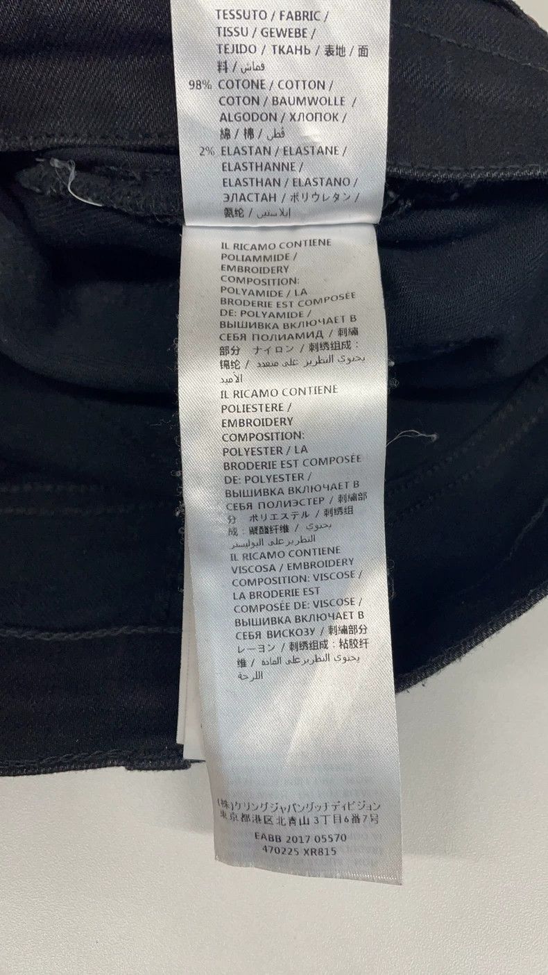 Gucci Gucci Black Embroidered Denim Jeans - dmc Size US 28 / EU 44 - 5 Thumbnail