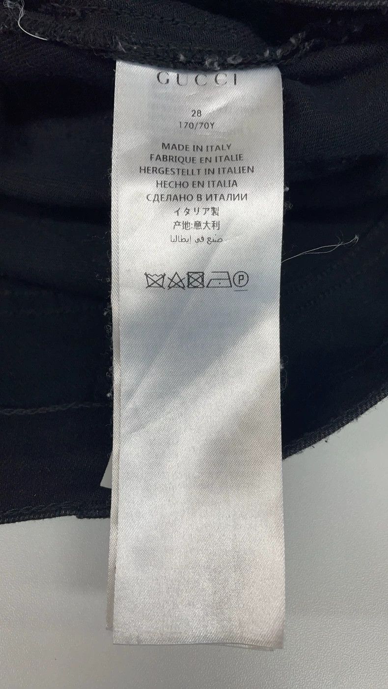 Gucci Gucci Black Embroidered Denim Jeans - dmc Size US 28 / EU 44 - 4 Thumbnail