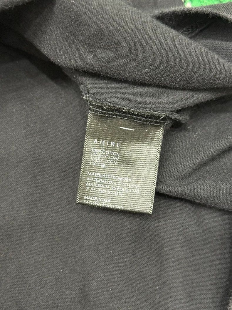 Amiri Amiri Black Logo Short Sleeve Tee - dmc Size US L / EU 52-54 / 3 - 4 Thumbnail